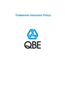 NTRA010119 Tradesman Insurance Policy (Imarket) Notice of Change