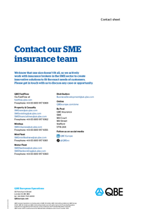 Contact our SME insurance team