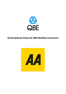 AA Breakdown Policy for QBE Minifleet Customers APMFP051222