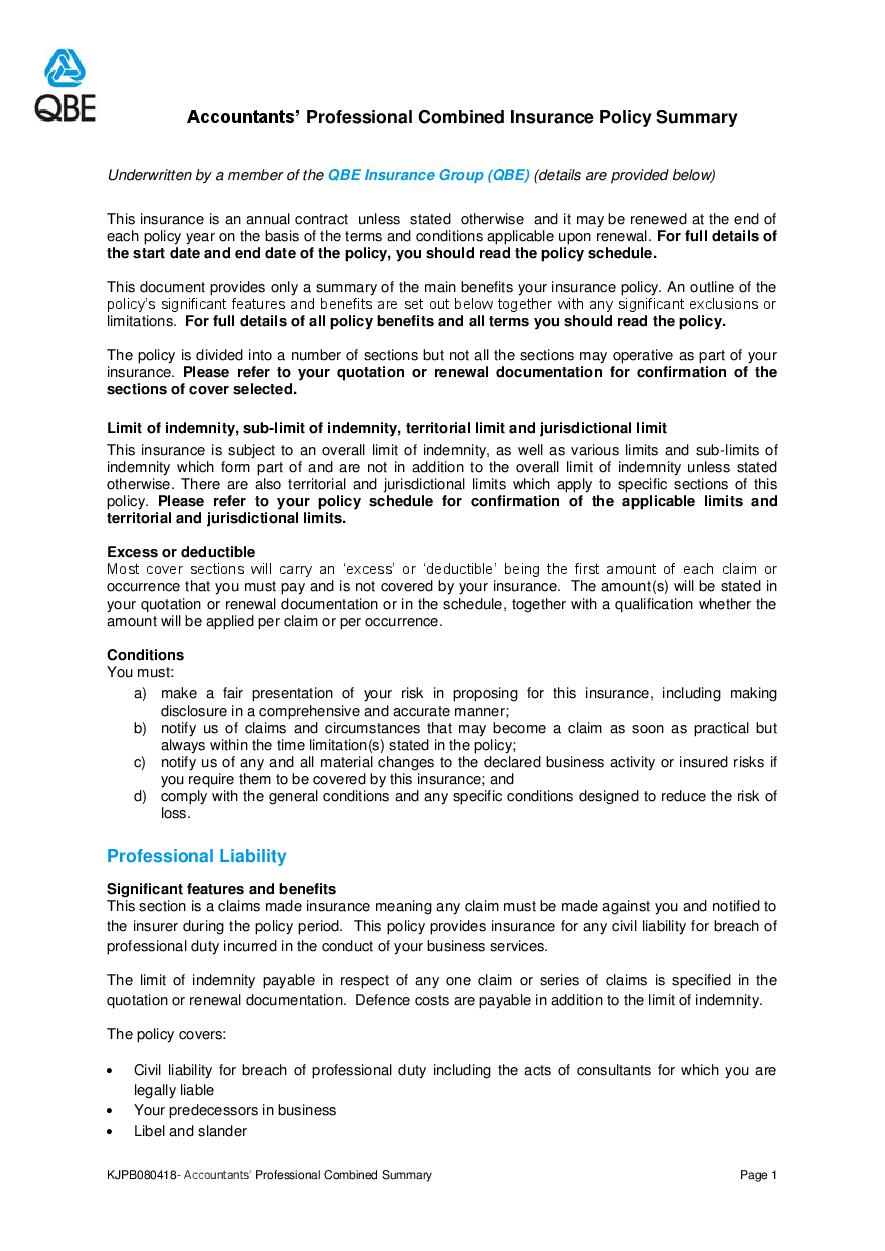 KJPB080418 Accountants Professional Combined Summary
