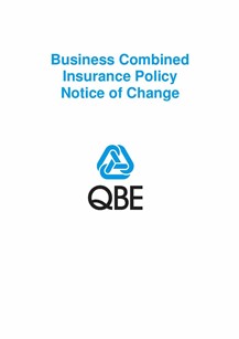 NBCC010119 Business Combined Insurance Policy Notice of Change