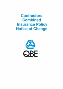 NCPP010119 Contractors Combined Insurance Policy Notice of Change