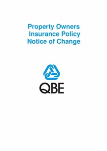 ARCHIVED - NPOF010119 Property Owners Insurance Policy Notice of Change