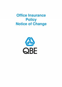 NOFF010119 Office Insurance Policy  Notice of Change