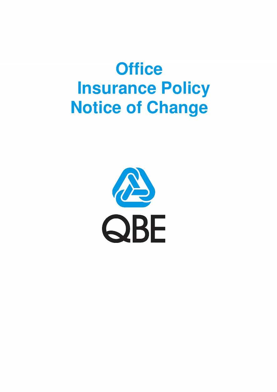 NOFP010119 Office Insurance Policy  Notice of Change