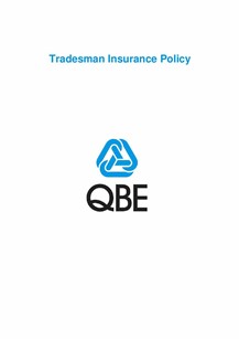 ARCHIVED - PTRA250518 Tradesman Insurance Policy Imarket