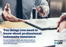 10 things to know about Professional Indemnity insurance
