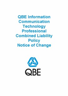 NJPV090819 QBE Information Communication Technology Professional Combined Liability Policy   Notice of Change