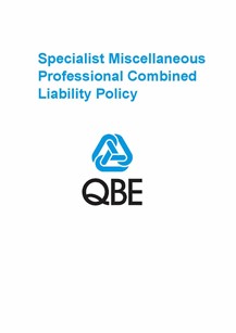 PJPU090819 QBE Specialist Miscellaneous Professional Combined Liability Policy