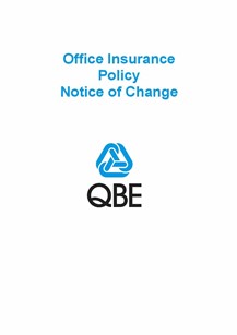 NOFF170919 Office Insurance Policy  Notice of Change