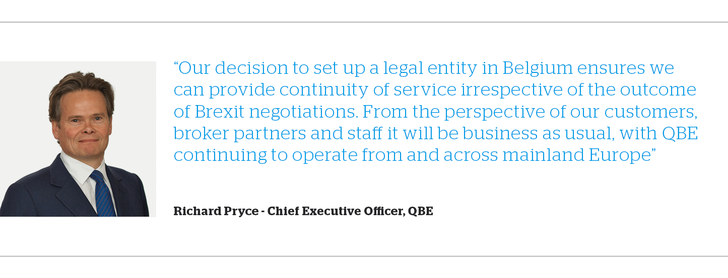 Richard Pryce, CEO of QBE European Operations quote