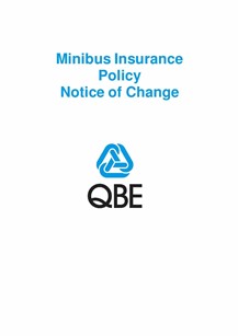 NMBP10719 Minibus Insurance - Notice of Change