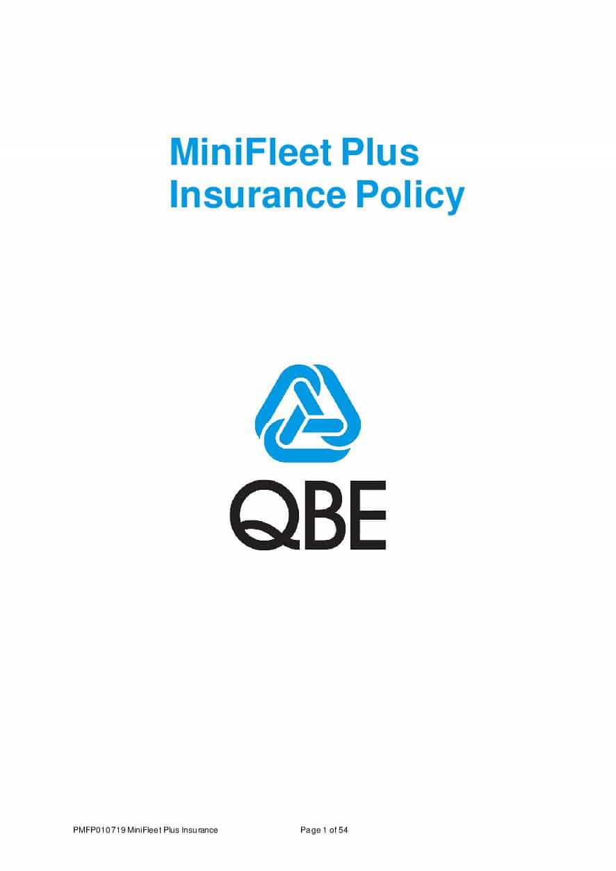 PMFP010719 Minifleet Plus Insurance Policy Wording - QBE ...