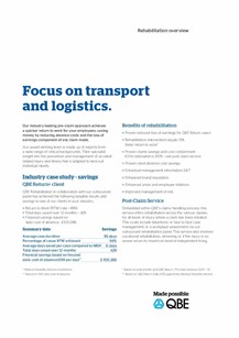 Focus on Transport and Logistics