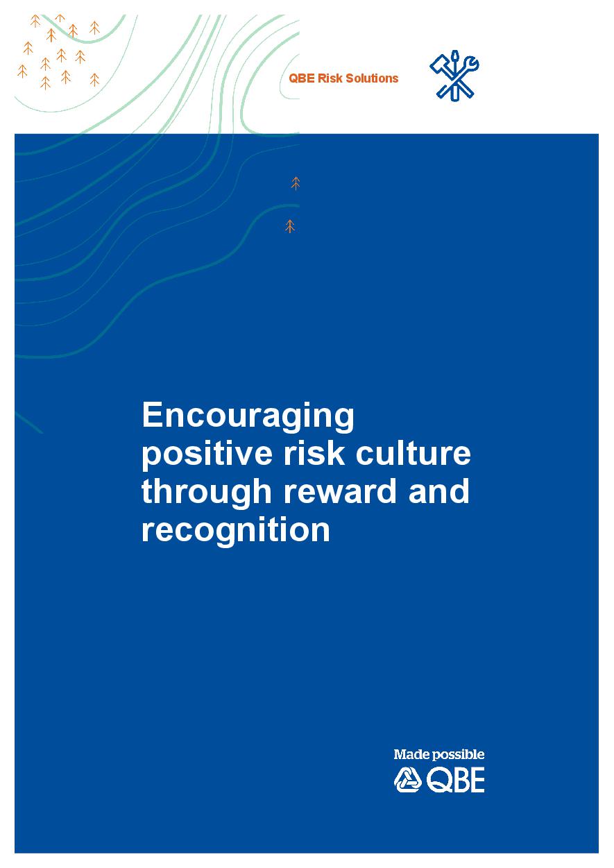 Encouraging positive risk culture through reward and recognition
