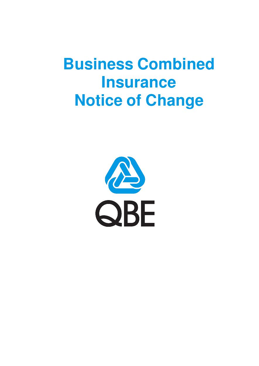 NBCP111020  Business Combined Insurance - Notice of Change