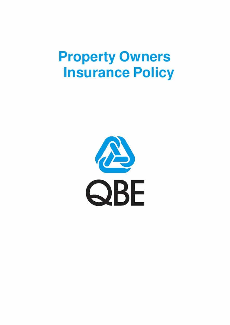 PPOF101120 Property Owners Insurance QBE European Operations