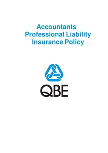 PJPP070121 QBE Accountants Professional Liability Policy