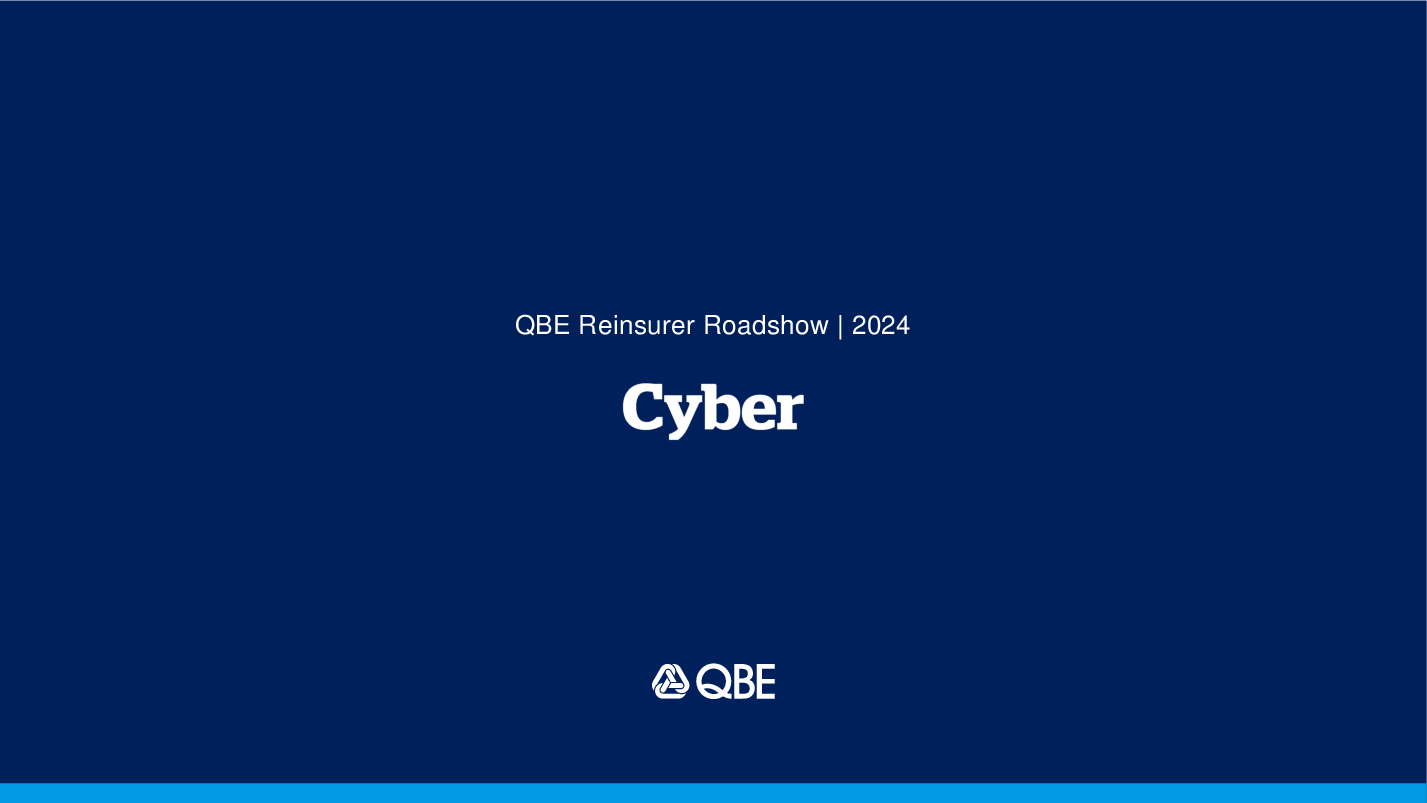 Reinsurer Roadshow Cyber