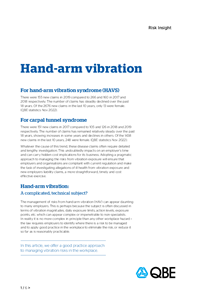Risk Insight - Hand-Arm Vibration