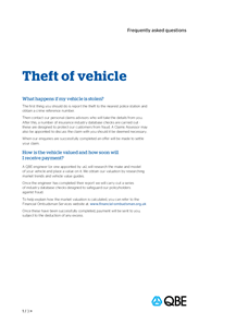 Theft of vehicle