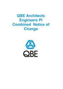 NJAS021123 QBE Architects Engineers PI Combined Notice Of Change