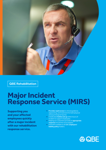 Major incident response service