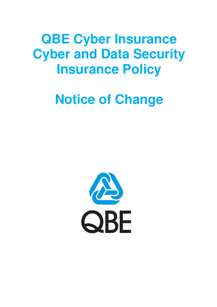 NCYS040824 QBE Cyber Insurance Policy Notice of Change 