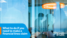 How to make a financial lines claim