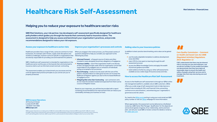 Healthcare Risk Assessment SAQ - Summary Sheet 