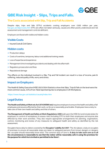 Slips, Trips and Falls Risk Insight