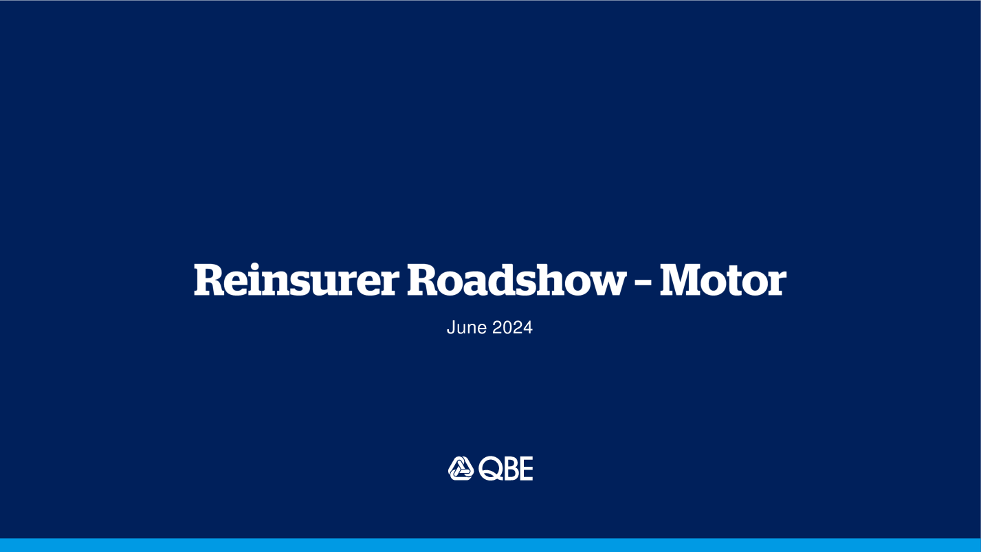 Reinsurer Roadshow Motor