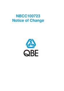 NBCC100723 Business Combined Open Market Insurance Notice Of Change
