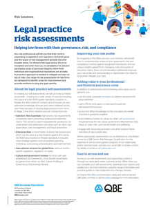 Legal practice risk assessments