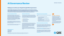 AI Governance Risk Assessment - Summary Sheet 