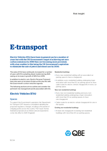 eTransport Risk Insight