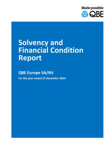 QBE Europe Solo Solvency and Financial Condition Report 2024