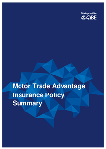 Motor Trade Combined Insurance Summary