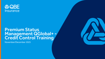 Premium Status Management QGlobal+ - Credit Control Training