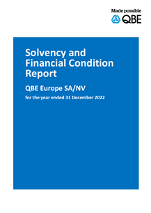 QBE Europe Solo Solvency and Financial Condition Report 2022