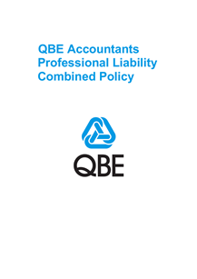 PJPB021123 QBE Accountants Professional Liability Combined Policy