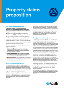 QBE Property claims proposition