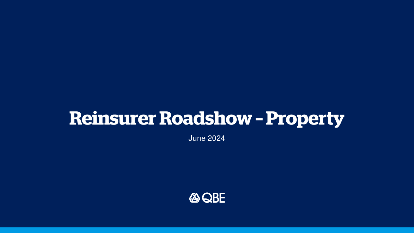 Reinsurer Roadshow Property