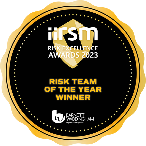 'Risk Team of the Year' at the IIRSM Risk Excellence Awards 2023
