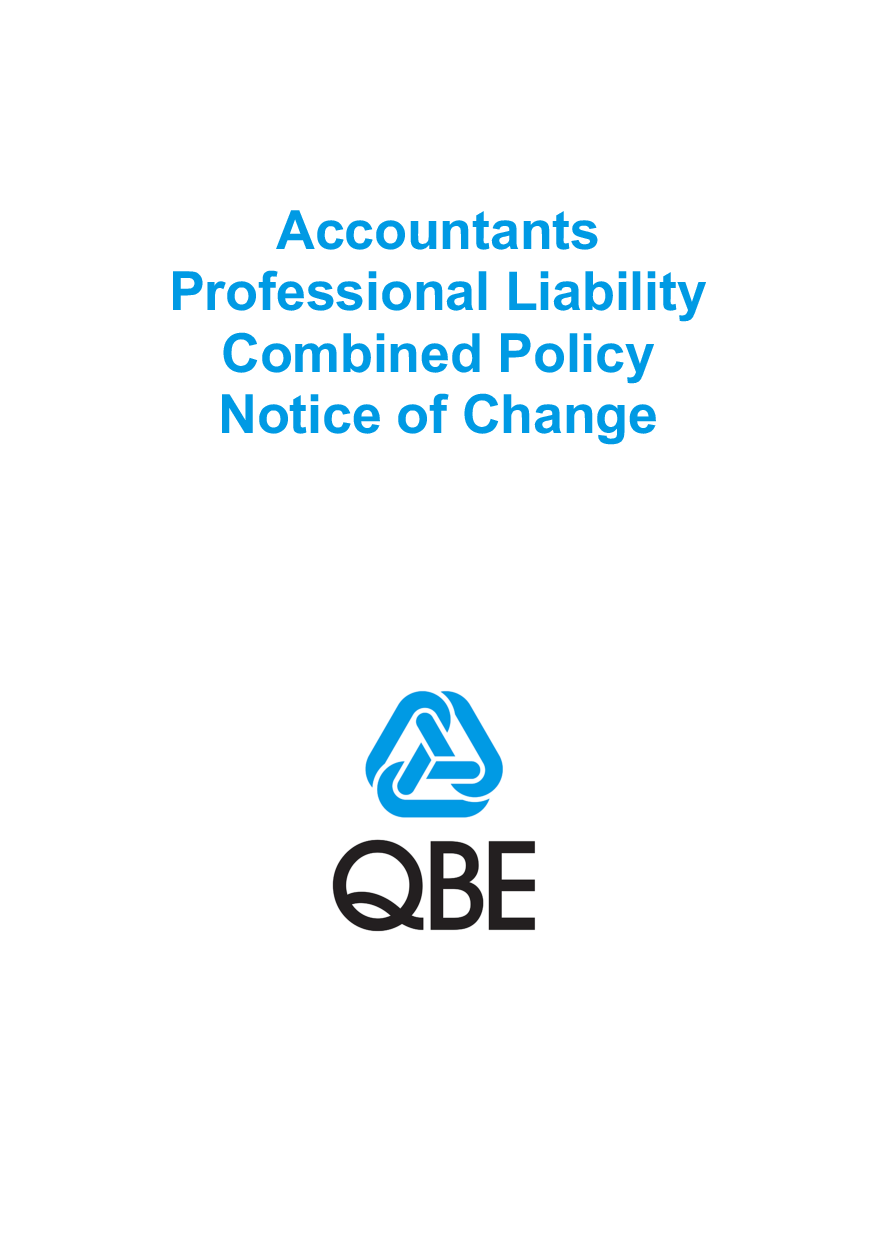 NJPB010922 Accountants Professional Liability Combined  Notice of Change