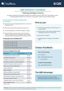 VinciWorks Risk Management Essentials training package exclusively for QBE Policyholders