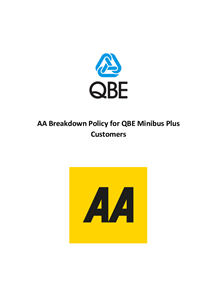 APMBP010923 - AA Breakdown Policy for QBE Minibus Plus Customers