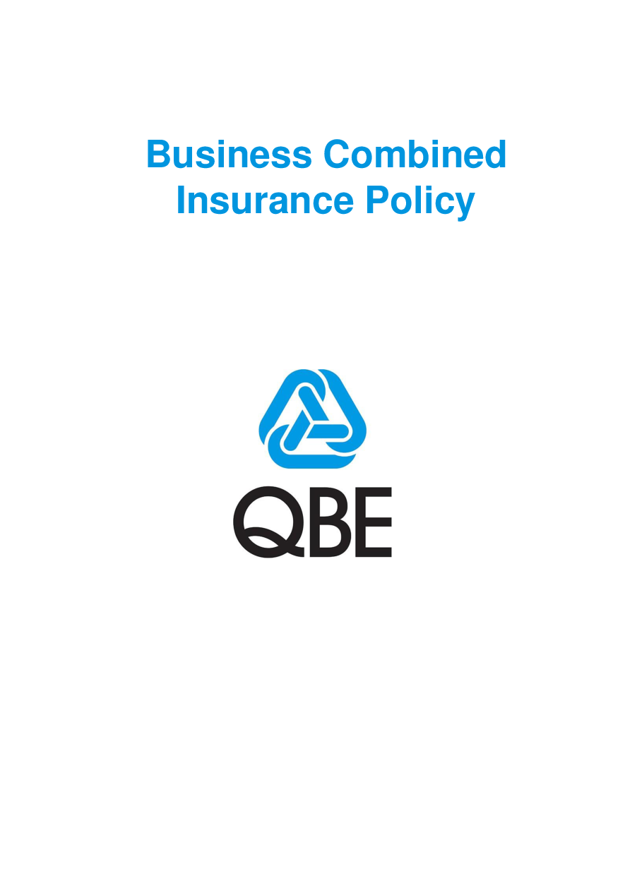 PBCC080922 Business Combined Insurance Policy 