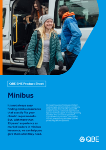 Minibus Insurance: SME product sheet